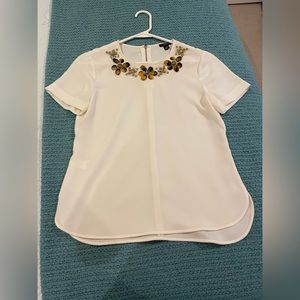 Ann Taylor cream blouse